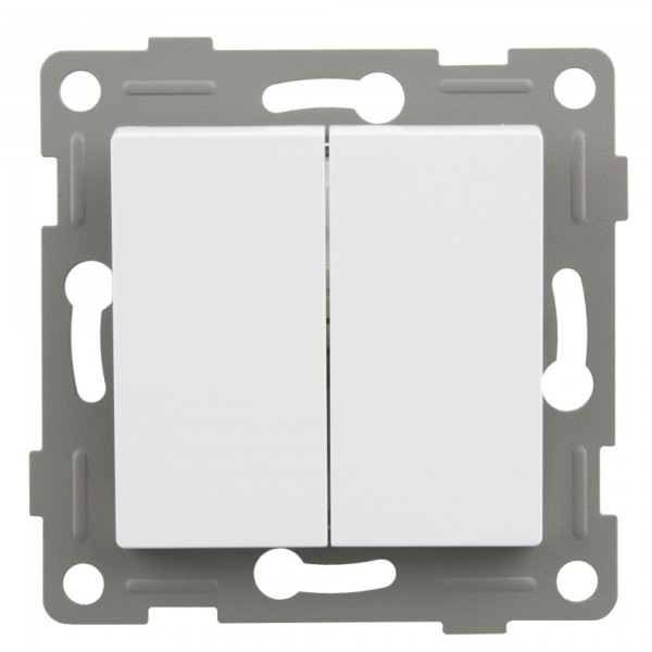 S-empot.one blanca conmutador doble