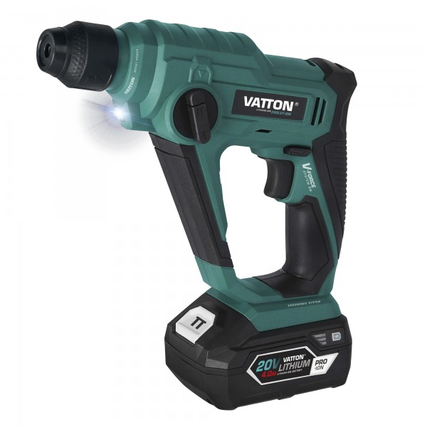 Taladro sds perf.vatton 20v.1 bat.4.0ah 