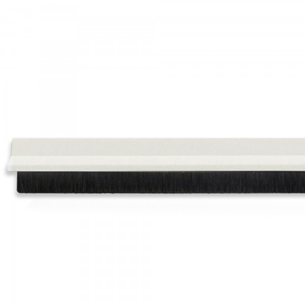 Burlete adhes.pvc cepillo 1m.x45mm.trans