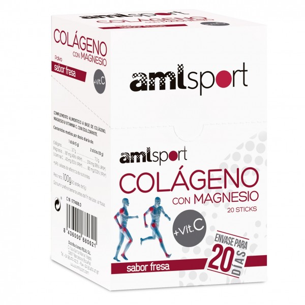Colágeno Magnesio Vitamina C 20 Sticks Lajustici
