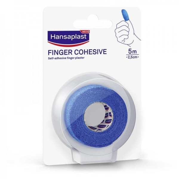 Hansaplast Venda Cohes.dedos 5x2,5 Azul