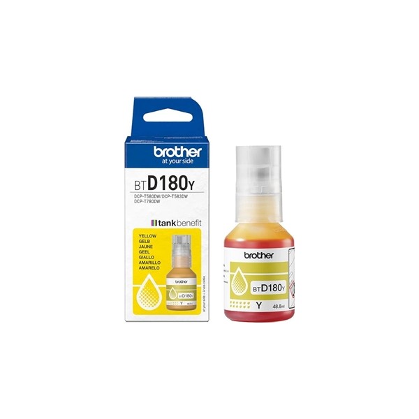 Brother botella btd180y amarillo
