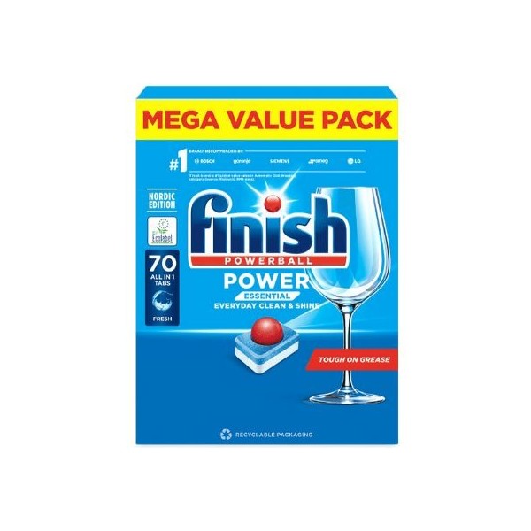 Finish lavavajillas power