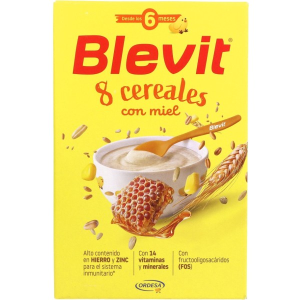 Blevit 8 Cereales con Miel 500 g 6 Meses